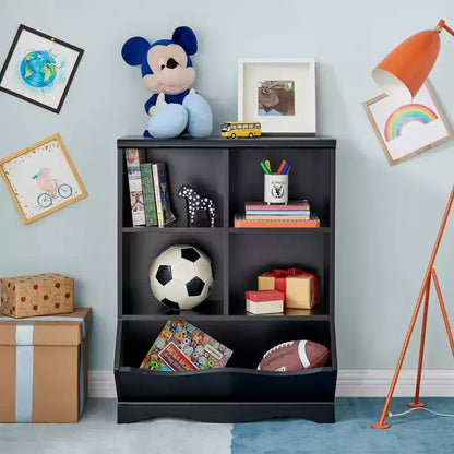 Armadio portaoggetti aperto a 5 scomparti – Libreria e scaffale espositivo versatili