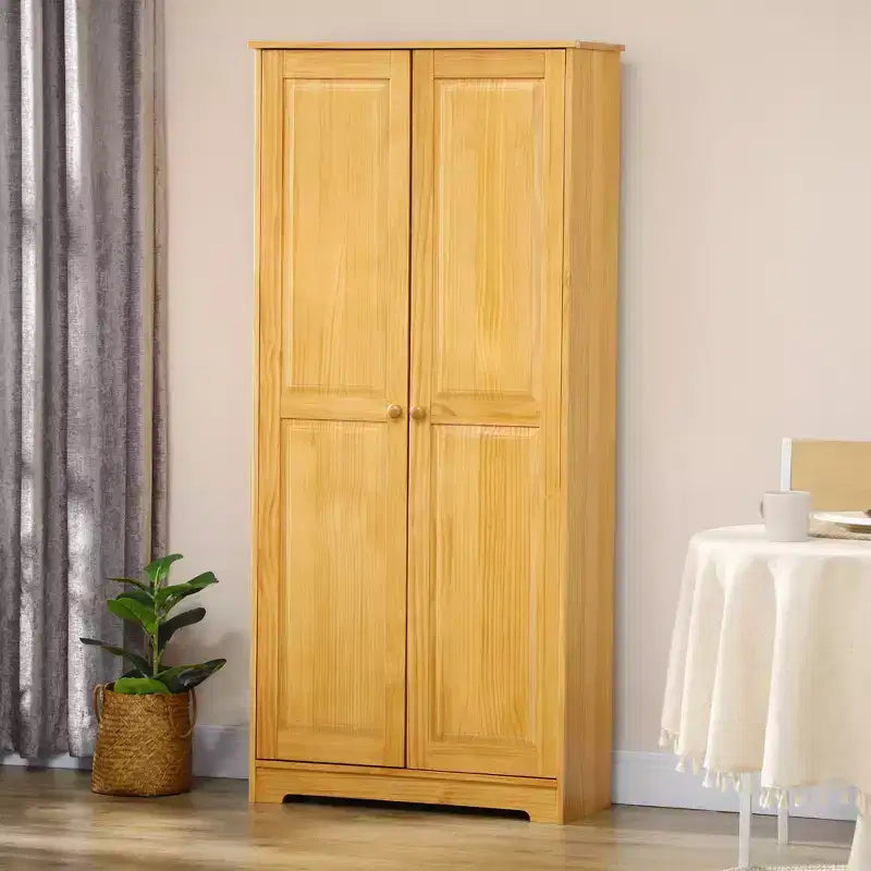 Mobile dispensa da cucina Pinewood da 170 cm con ante a chiusura ammortizzata e ripiani regolabili