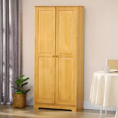 Mobile dispensa da cucina Pinewood da 170 cm con ante a chiusura ammortizzata e ripiani regolabili