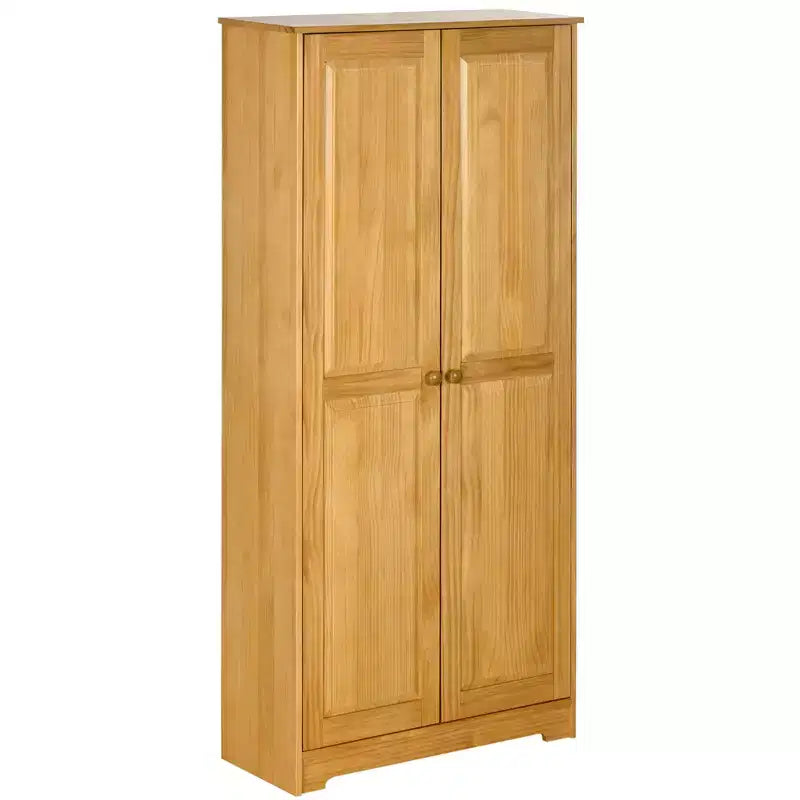 Mobile dispensa da cucina Pinewood da 170 cm con ante a chiusura ammortizzata e ripiani regolabili