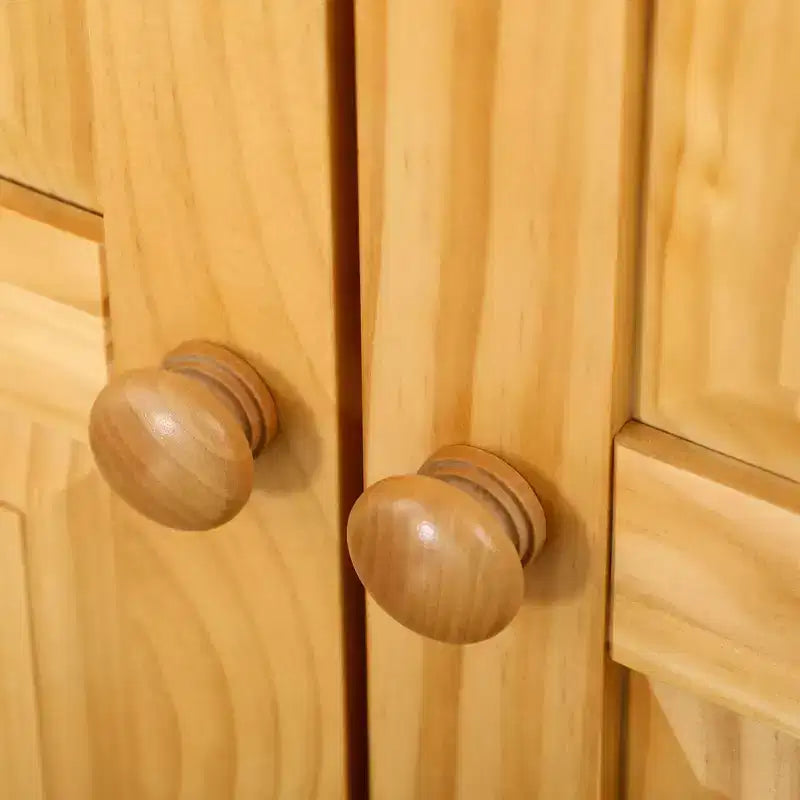 Mobile dispensa da cucina Pinewood da 170 cm con ante a chiusura ammortizzata e ripiani regolabili