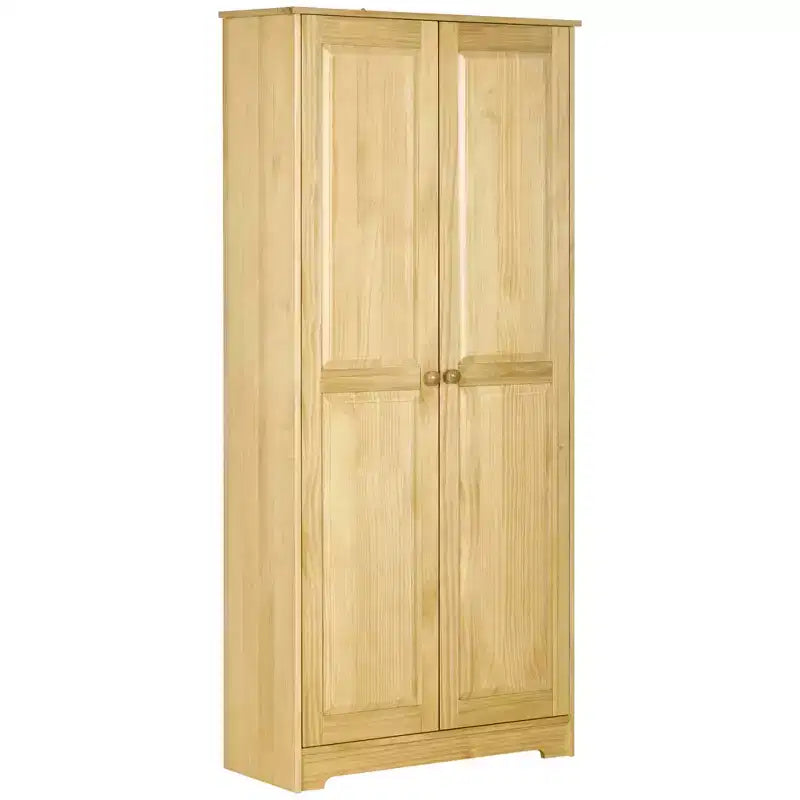 Mobile dispensa da cucina Pinewood da 170 cm con ante a chiusura ammortizzata e ripiani regolabili