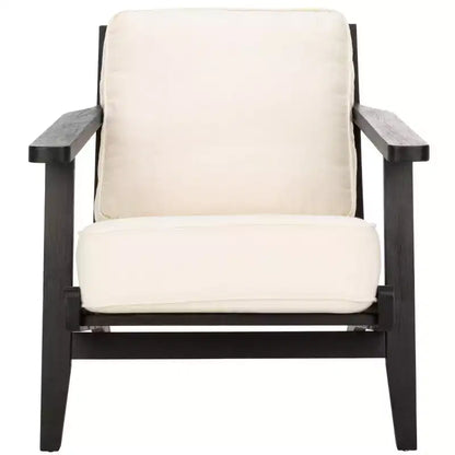Nico Mid Century Accent Chair - ACH4501 - Bone/Black - Safavieh