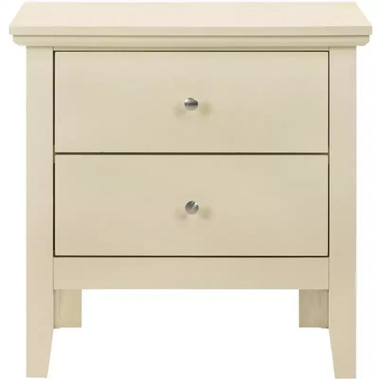 Passion Furniture Primo 2-Drawer Nightstand (24 in. H x 19 in. W x 15.5 in. D)