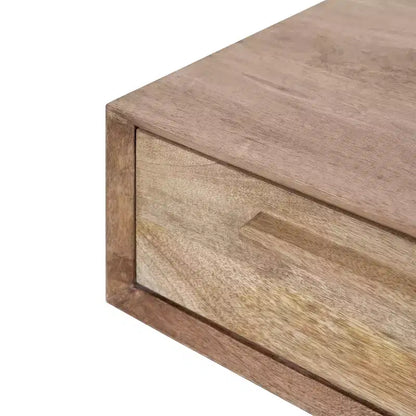 Mensola decorativa in legno con ripiani espositivi