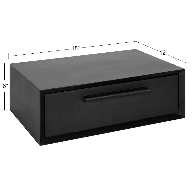 Mensola decorativa in legno con ripiani espositivi