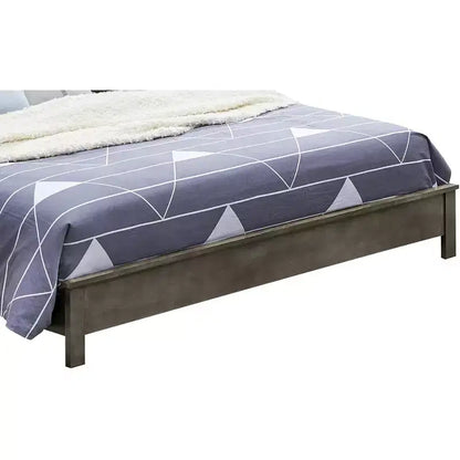 Letto matrimoniale con scaffali portaoggetti integrati – Legno massiccio e composito
