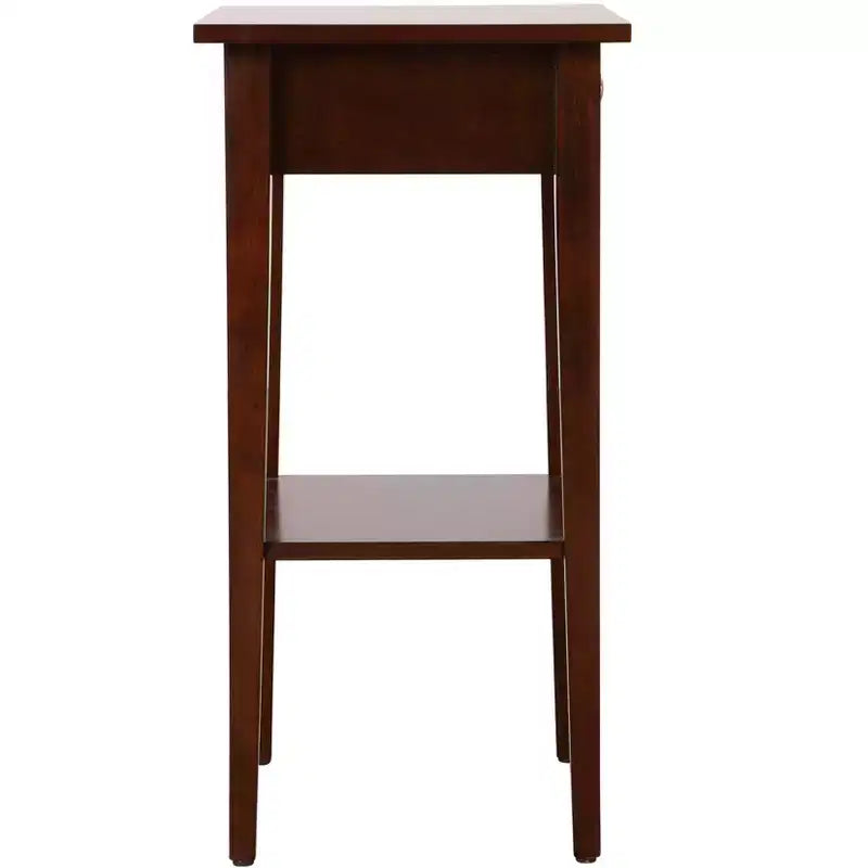 Comodino a 1 cassetto 71 cm H x 46 cm L x 36 cm P – Struttura in legno, diverse opzioni di colore