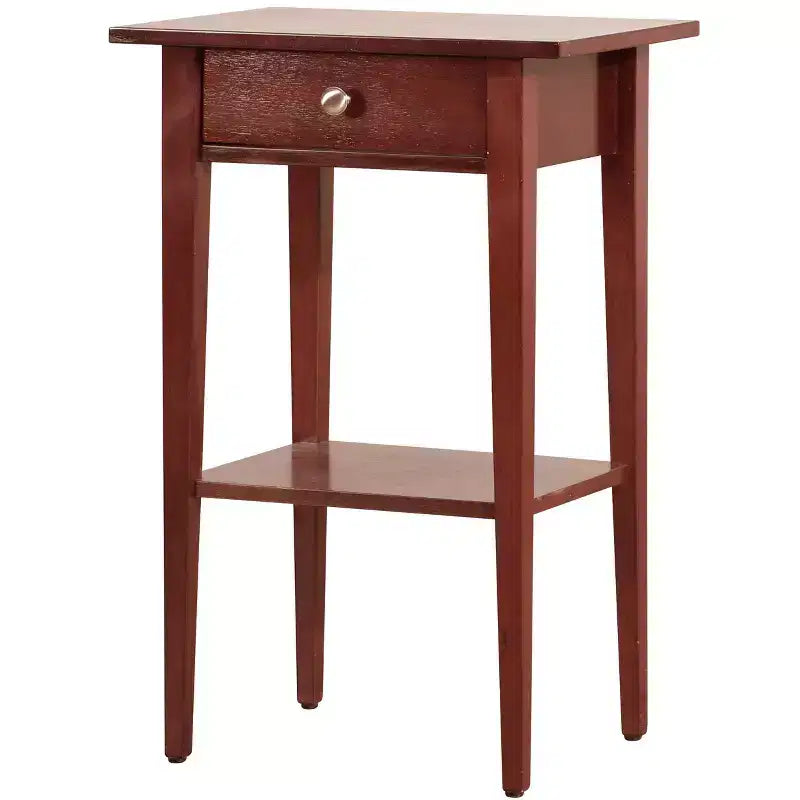 Comodino a 1 cassetto 71 cm H x 46 cm L x 36 cm P – Struttura in legno, diverse opzioni di colore