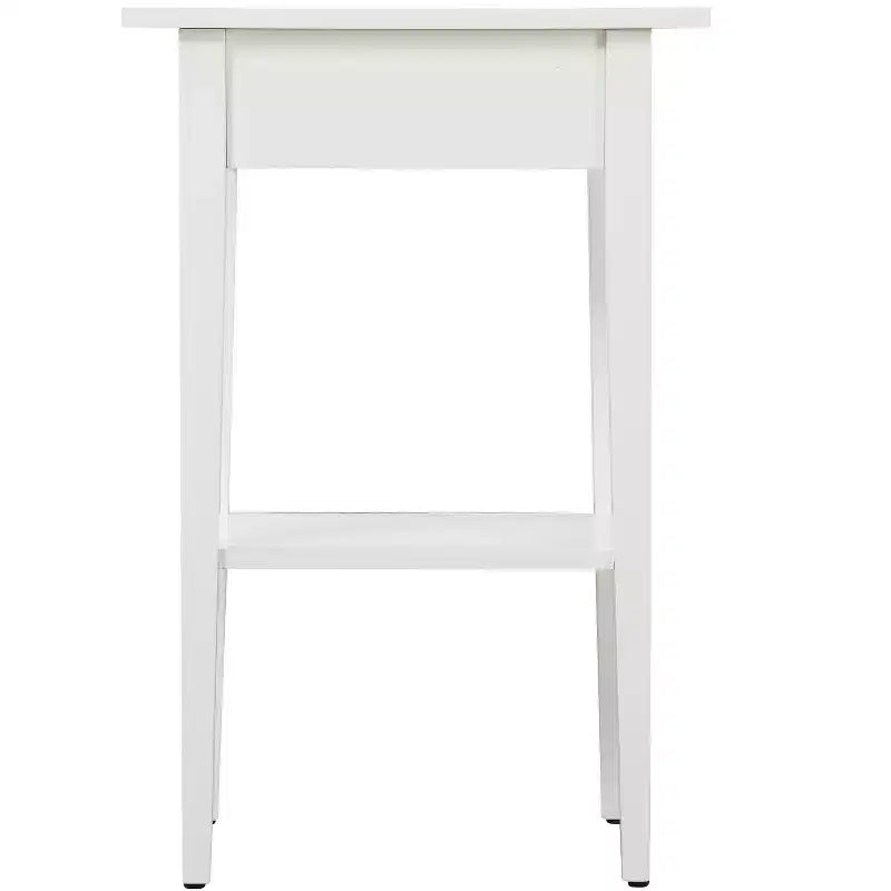 Comodino a 1 cassetto 71 cm H x 46 cm L x 36 cm P – Struttura in legno, diverse opzioni di colore