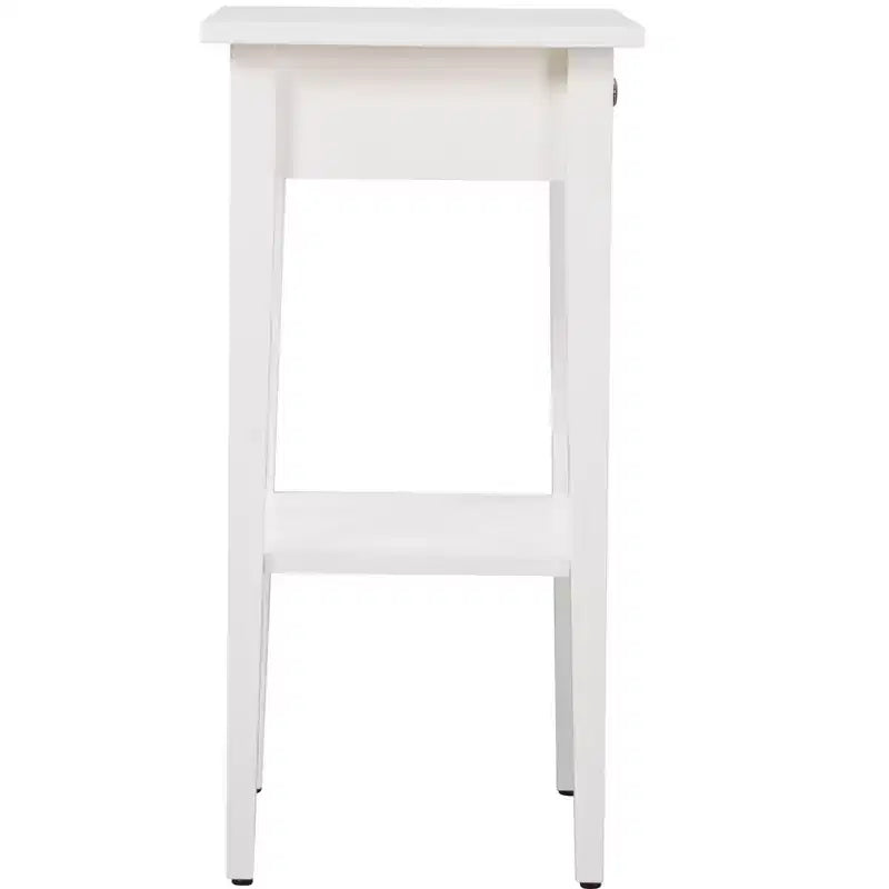 Comodino a 1 cassetto 71 cm H x 46 cm L x 36 cm P – Struttura in legno, diverse opzioni di colore