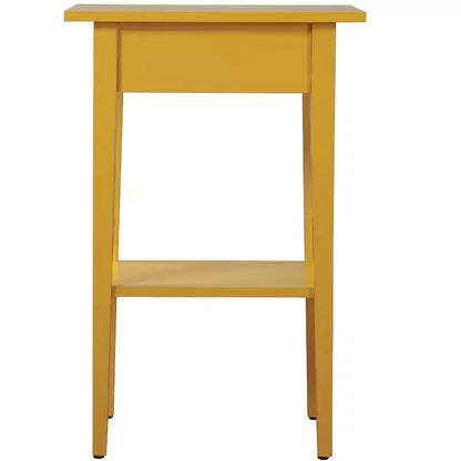 Comodino a 1 cassetto 71 cm H x 46 cm L x 36 cm P – Struttura in legno, diverse opzioni di colore