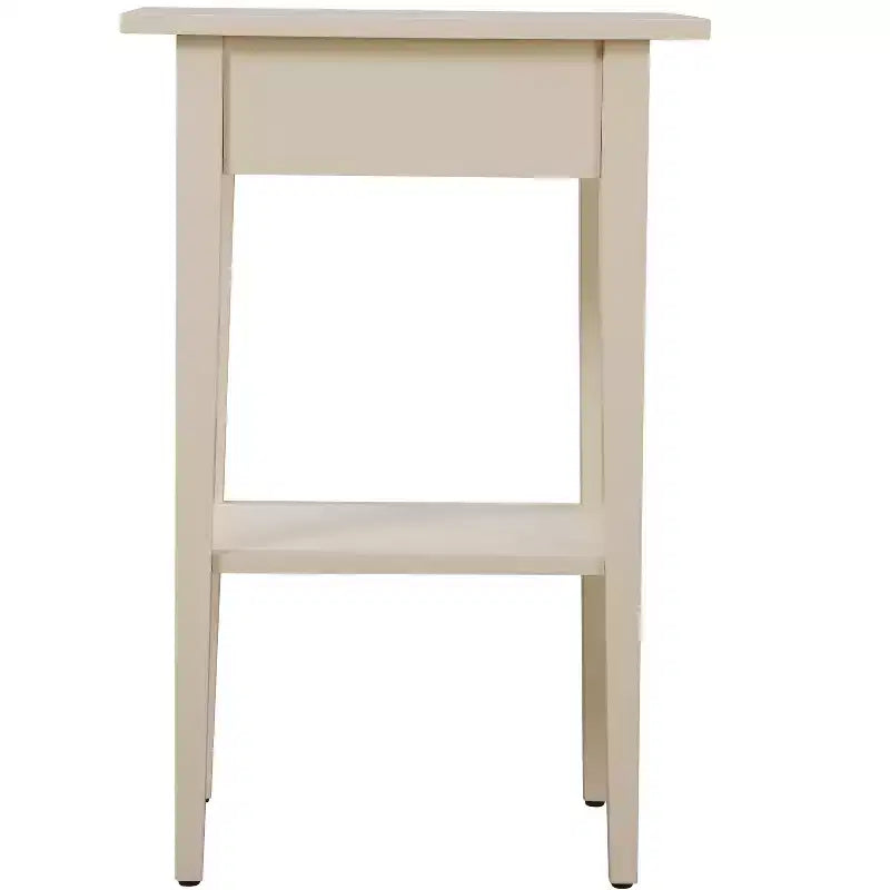 Comodino a 1 cassetto 71 cm H x 46 cm L x 36 cm P – Struttura in legno, diverse opzioni di colore