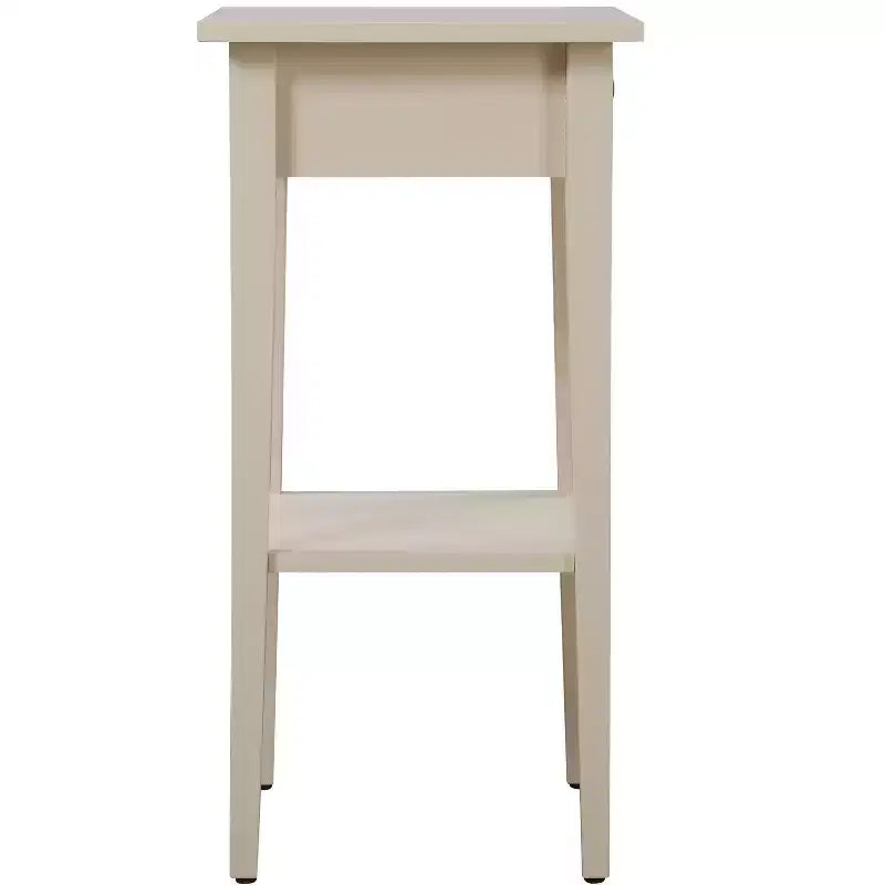 Comodino a 1 cassetto 71 cm H x 46 cm L x 36 cm P – Struttura in legno, diverse opzioni di colore