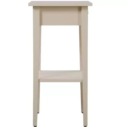 Comodino a 1 cassetto 71 cm H x 46 cm L x 36 cm P – Struttura in legno, diverse opzioni di colore