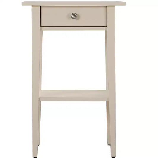 Passion Furniture Dalton 1-Drawer Nightstand (28 in. H x 18 in. W x 14 in. D)