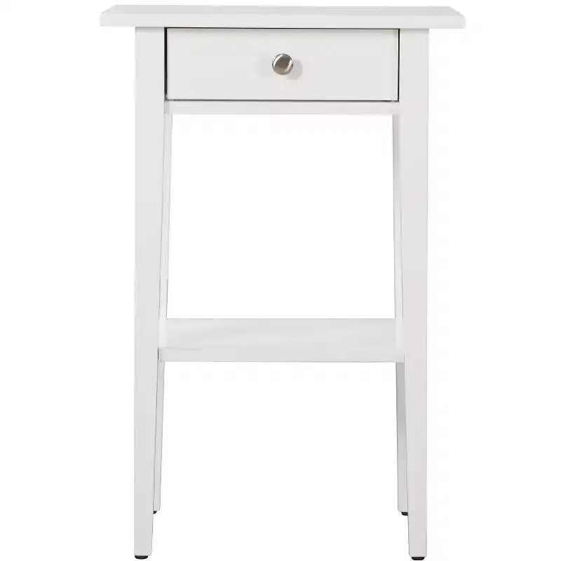 Comodino a 1 cassetto 71 cm H x 46 cm L x 36 cm P – Struttura in legno, diverse opzioni di colore